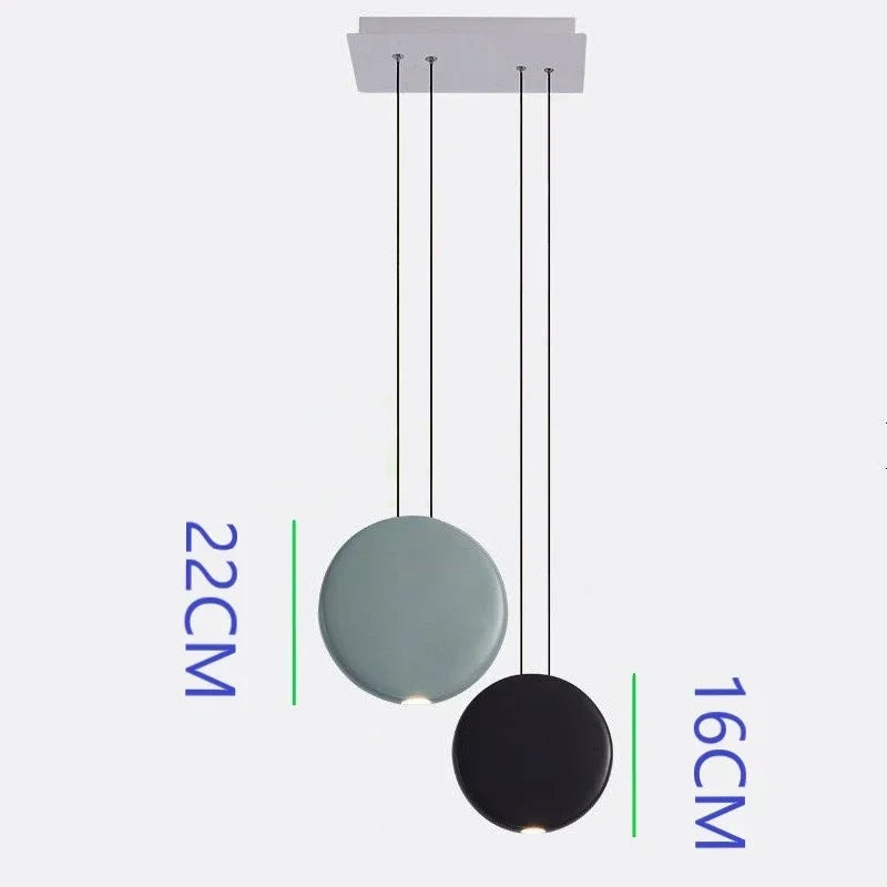 Scandinavian LED Chandelier - Modern Nordic Pendant Lamp for Dining & Kitchen