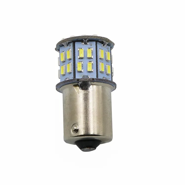 100pcs BA15S 1156 50 SMD 3014 P21/5W BA15D 1157 Led 12V Car Brake Light Turn Signals Rear Parking Reverse Lamp