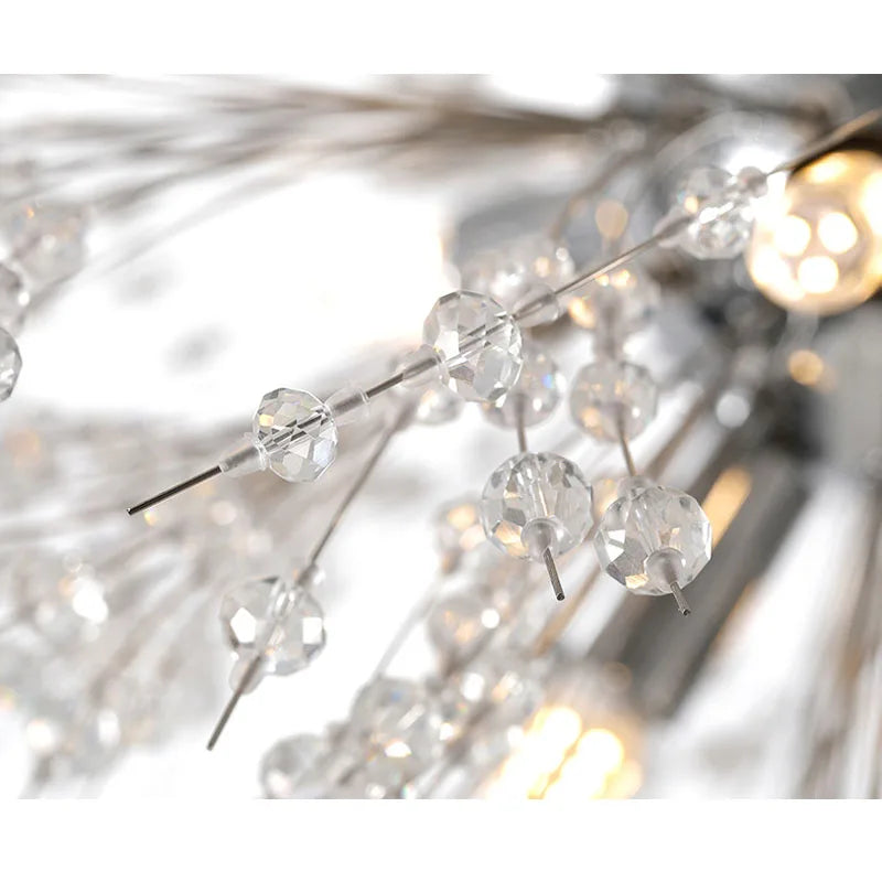 Nordic Modern dandelion LED ceiling lamp 110V-240V decoration household children's bedroom room firefly ceiling chandelier lamps