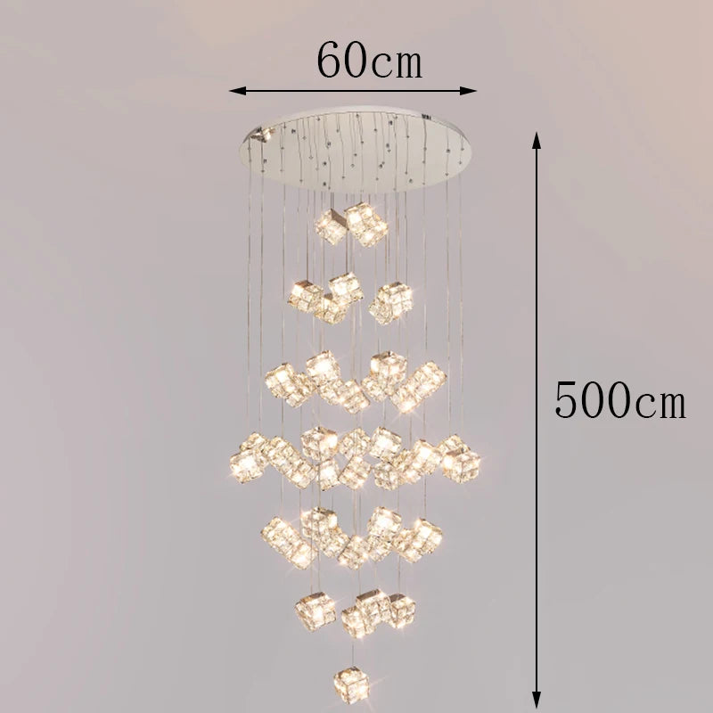 Home decoration Pendant lights, luxury crystal living room chandelier, bedroom Pendant lamp, ceiling light, indoor lighting