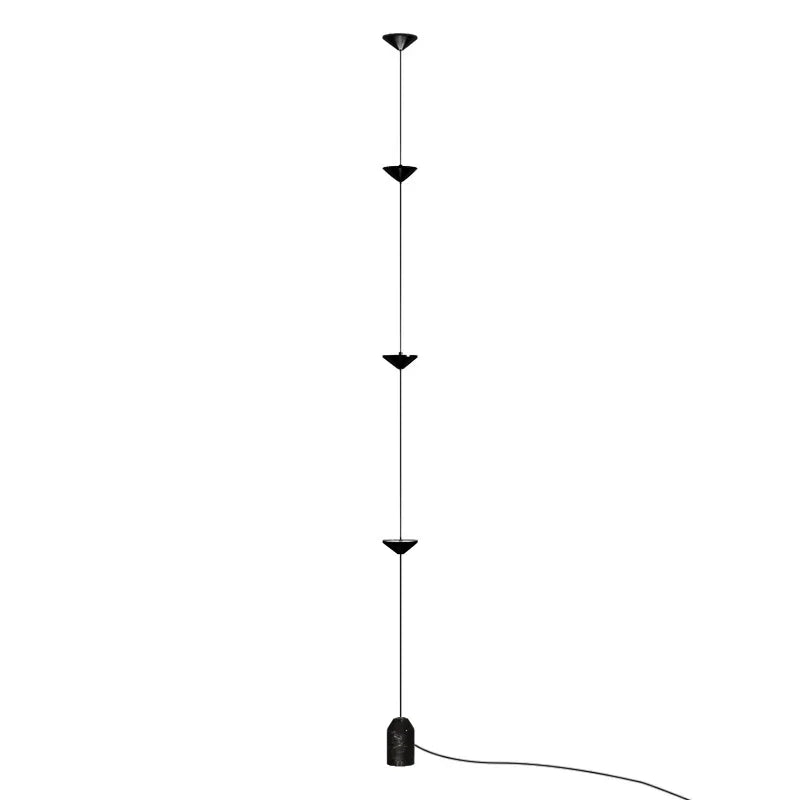 Luxury Gold Time Hourglass Floor Lamp & Pendant Light - Minimalist Neutral LED Ambient Light Fixture for Living Room Sofa & Bedside
