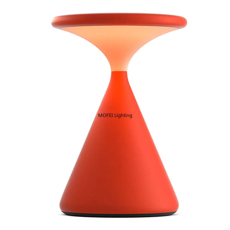 Designer Rechargeable Table Lamp for Bedroom Living Room Sofa Side Study Bedside Modern Luxurious High-end Feeling LED Light