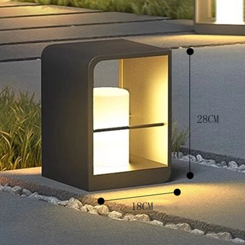 Outdoor floor lamps lawn solar LED outdoor lighting outdoor courtyard decoration outdoor courtyard lights non solar lights
