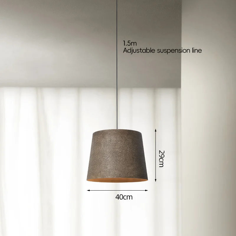 40cm Modern Pendant Light - E27 Hanging Lamp for Bedroom & Kitchen (3-5㎡)