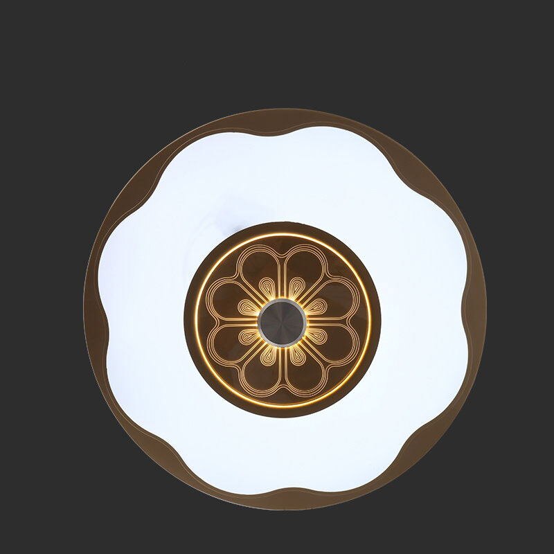 LED Ceiling Fan Light Chandelier 4 Retractable Blade + Remote Control