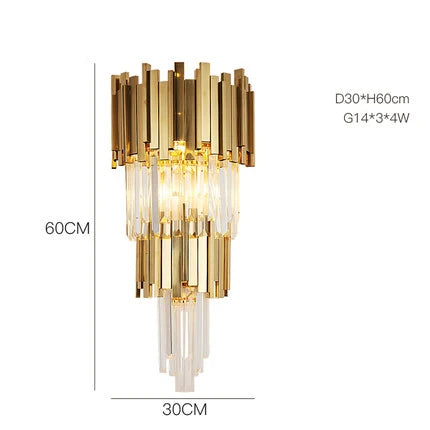 LED Gold Chrome 2 Layer Crystal Ceiling Chandeliers 2023 New Trend Lighting Lustre Suspension Luminaire Lamp For Living Room