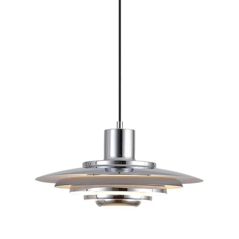 Nordic Lamp White Silver Metal E27 Minimalism LED Chandelier Art Design Kitchen Bedroom Home Decoration Adjustable Pendant Light