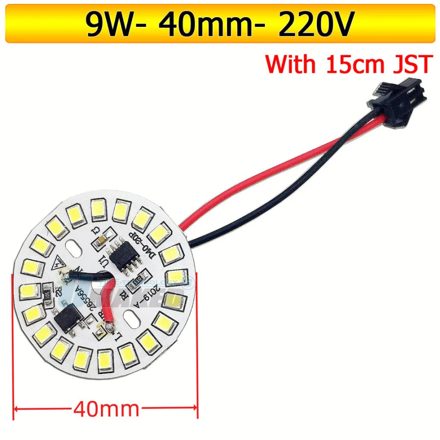 10-Pack AC 220V LED PCB Aluminum Plate - Integrated IC Driverless Light Board