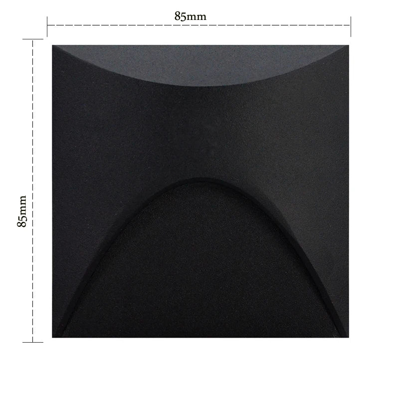 Outdoor Led Stair&Step Light 3W Waterproof Recessed Wall Corner Lamp For Home Landscape Pathway Stairway Garden Yard Footlight