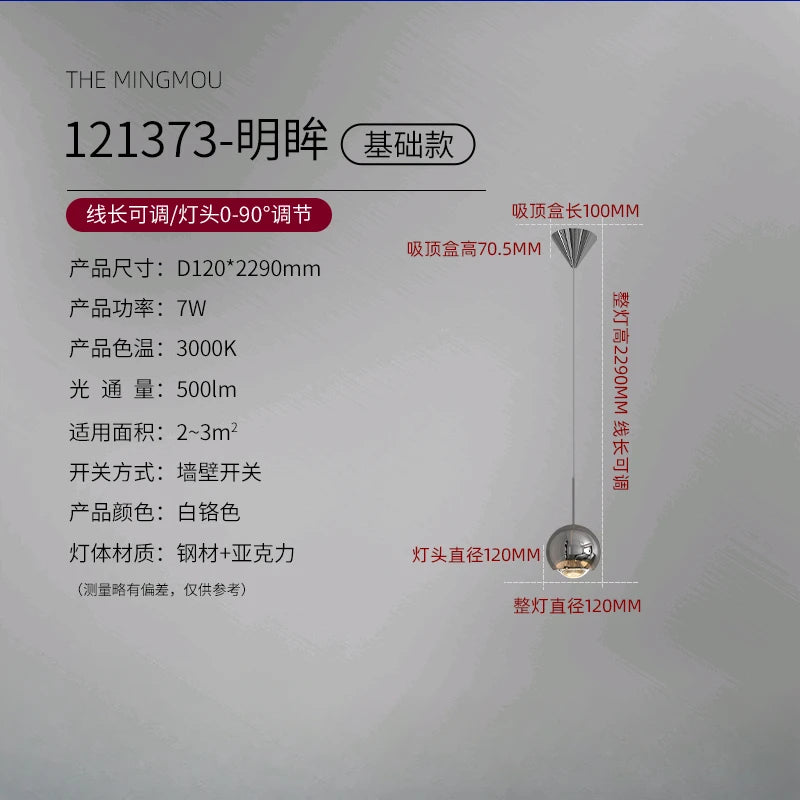 Bedside chandelier room bedroom chandelier modern and simple foyer corridor master bedroom bedside table