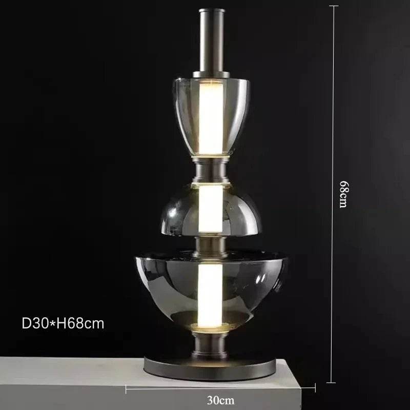 Modern Creative Glass LED Pendant Light - Minimalist Hanging Lamp for Restaurant