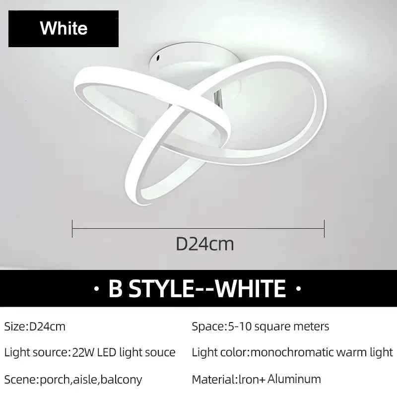 Modern LED Ceiling Light LED Switch Control For Aisle Entrance Bedroom Living Room Corridor Light Balcony Lights Home Decoration