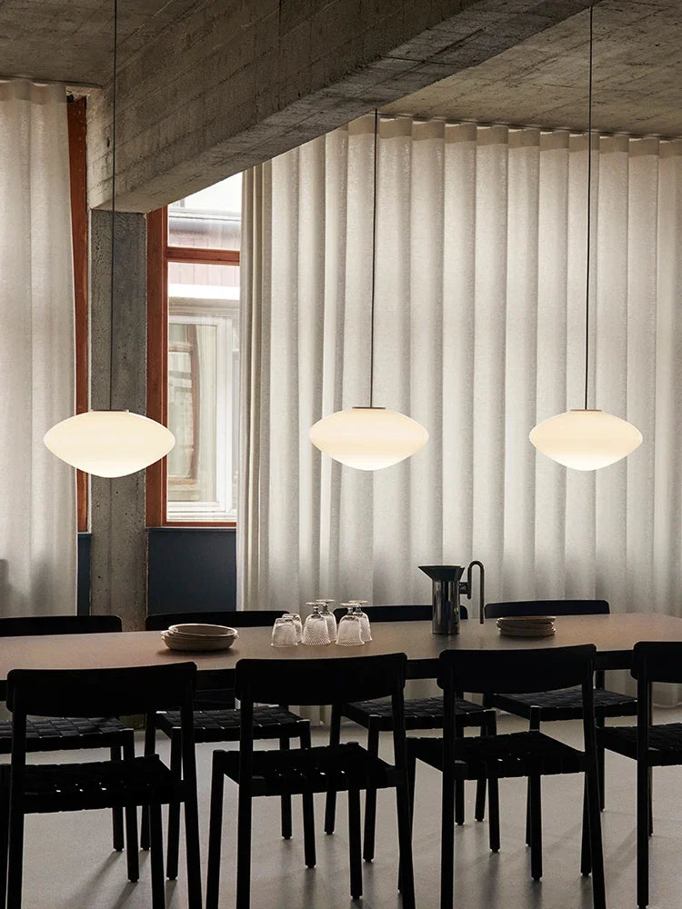 Denmark Designer Kitchen Island Hanging Lamp Glass Suspension Ceiling Light Chandelier for Dining Table
