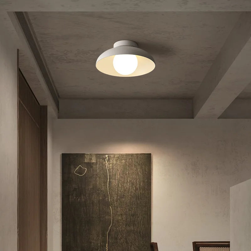 Japanese Style Ceiling Light Modern LED Ceiling Lamp Round G9 5W Indoor Lighting Room Decor For Living Room Bedroom Corridor