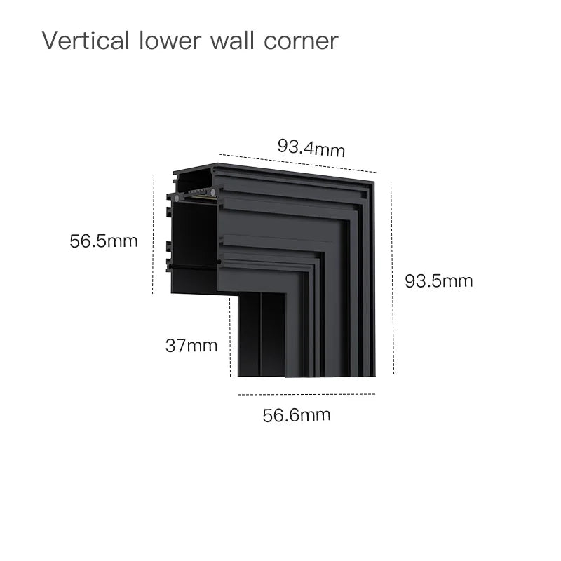 New Design Flood Spot Recessed Magnetic Track Light Led Line Lamp Magnet Rail Ceiling System Indoor Track Lights for Room