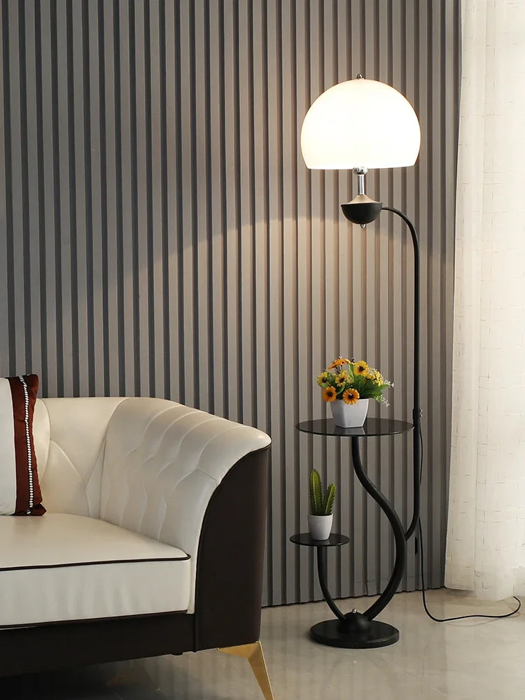 Nordic Floor Lamp Simple Modern Living Room Bedroom Bed Headband Table Storage Vertical Table Lamp