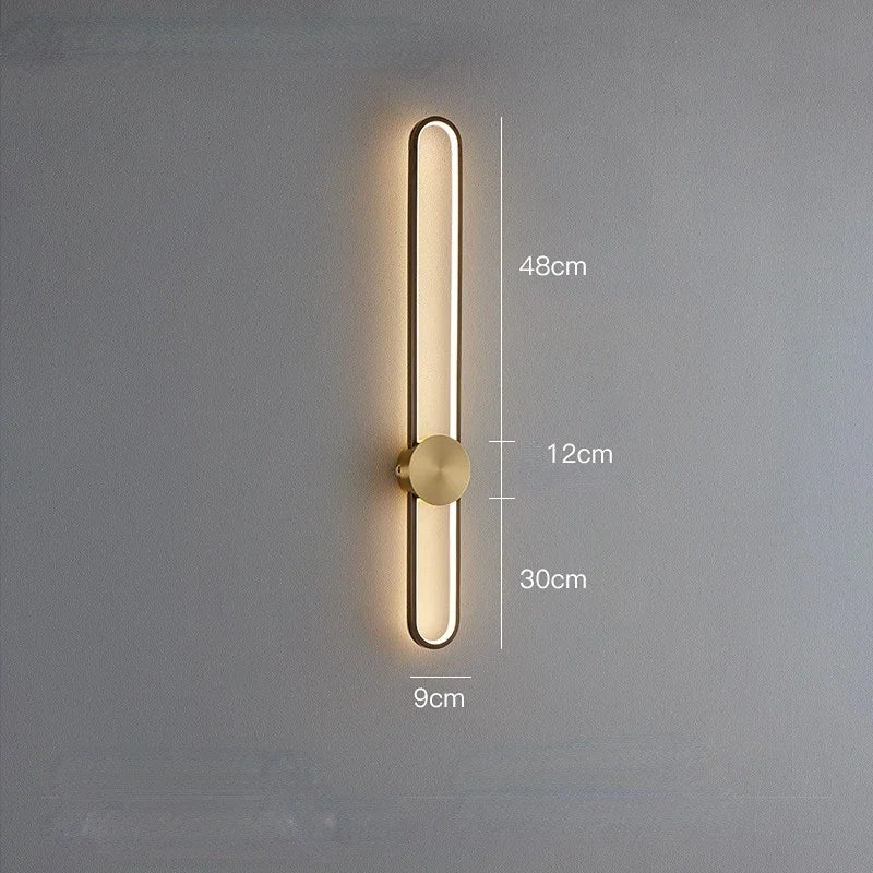 Led Ring Wall Lamps for Bedroom Bedside Hotel Modern Sconce Lights Background Restaurant Lighting Fixtures Decoration Hallway