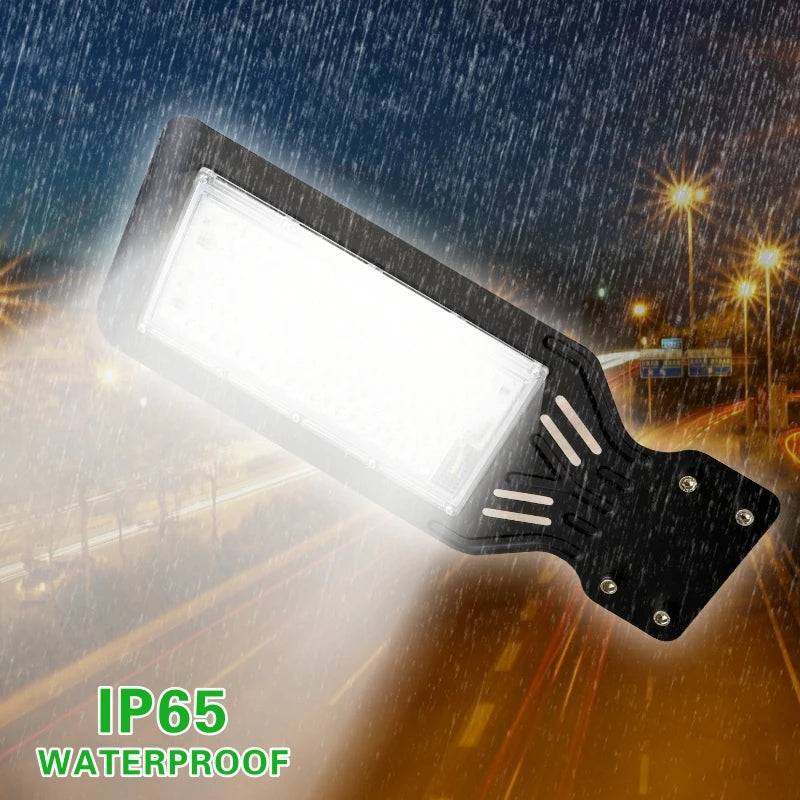 LED Street Light Floodlight (50W/100W) AC220V - IP65 Waterproof Outdoor Wall & Pole Lamp for Garden, Road & Pathway