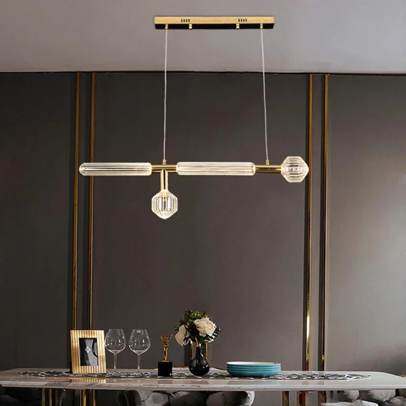Nordic Luxury Art Glass Chandelier Creative Bar Villa Hotel Clubhouse Restaurant High End Pendant Lamp Home Decor Lighting