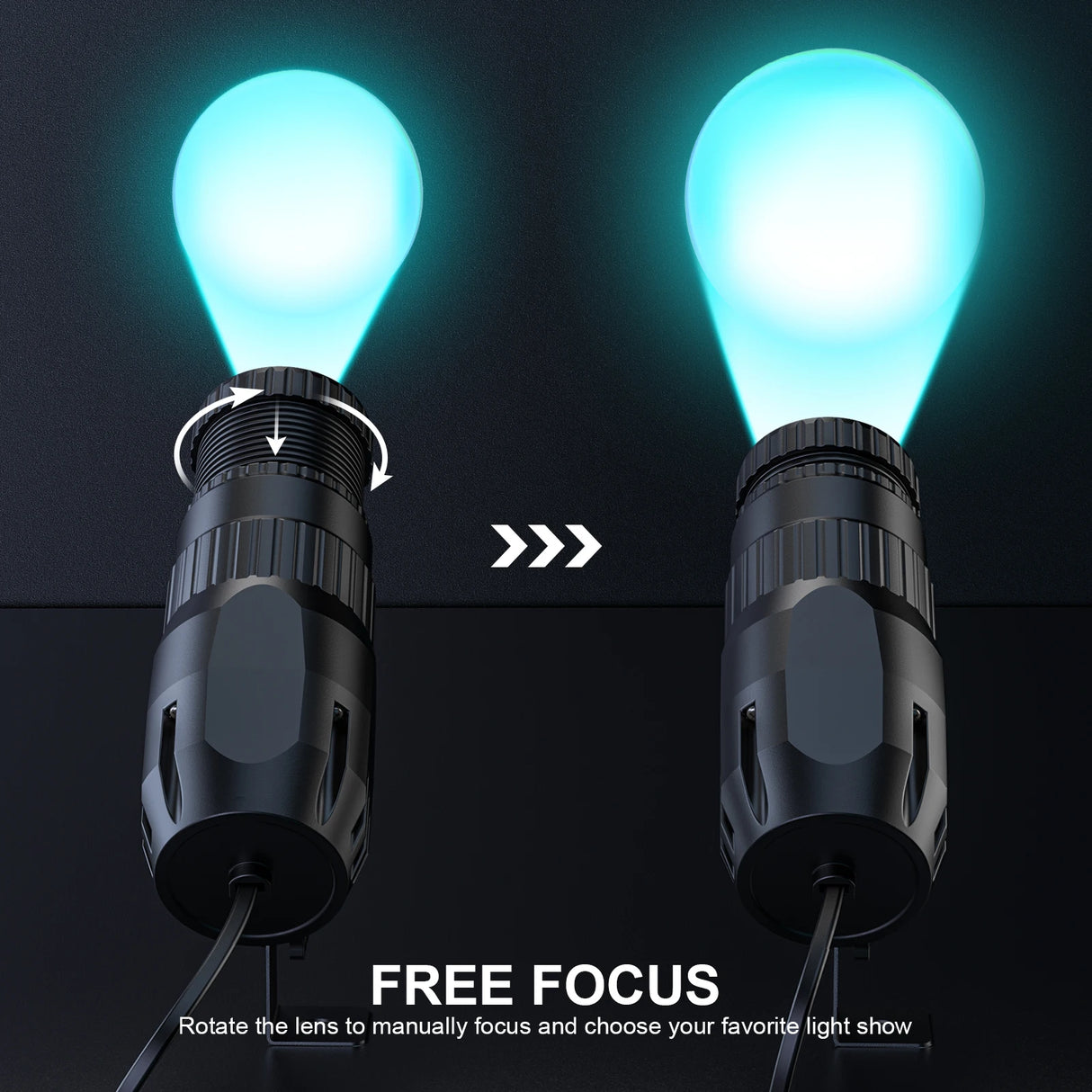 2Pcs 10W LED Mini Spotlight With Remote Manual Focus RGBW Pinspot Stage Light For DJ Disco Bar Club Show Wedding Party