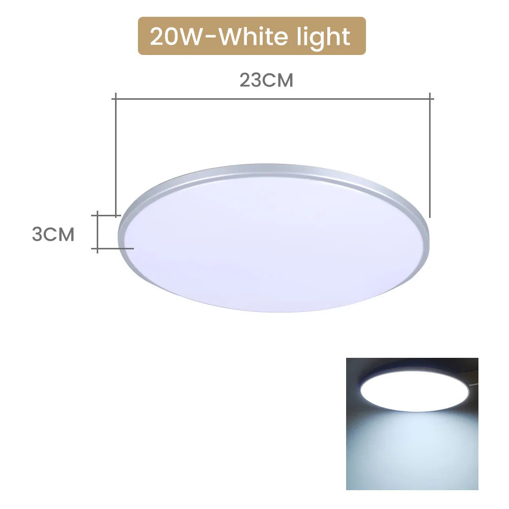 Moisture proof LED Ceiling Light PIR Motion Sensor/Radar Sensor/Sound and Light Control Smart Home Lighting 20W36W Ceiling Lamp