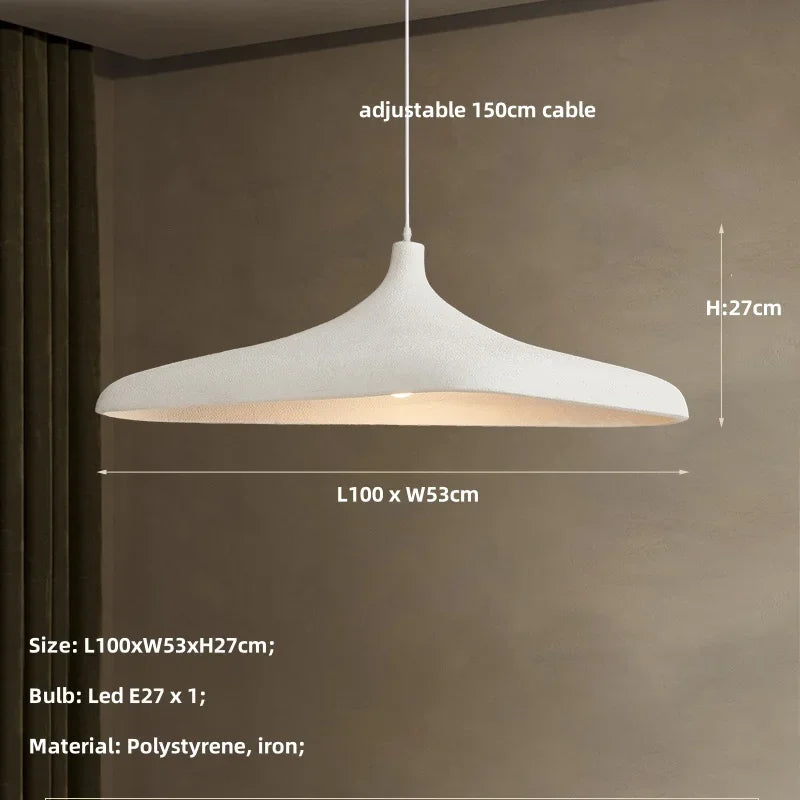 Japanese Wabi Sabi LED Pendant Lights Living Dining Room E27 Ceiling Chandelier Home Decor Bedroom Hanging Lamps Art Decoration