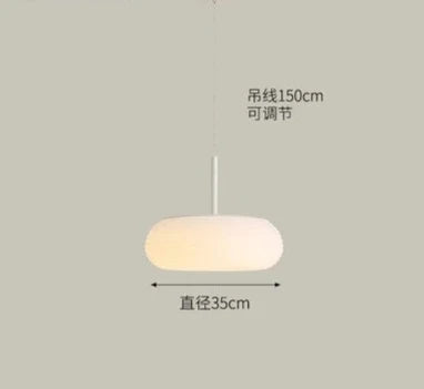 Modern Nordic round LED wall lamp bedroom balcony entrance porch lamp warm guest dining room ceiling light chandelier