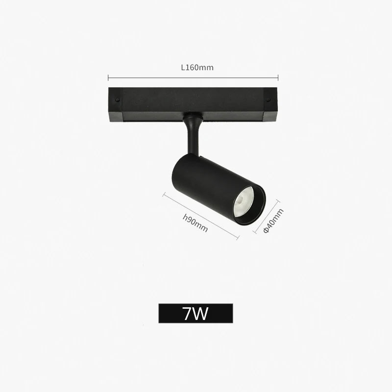 New Design Flood Spot Recessed Magnetic Track Light Led Line Lamp Magnet Rail Ceiling System Indoor Track Lights for Room