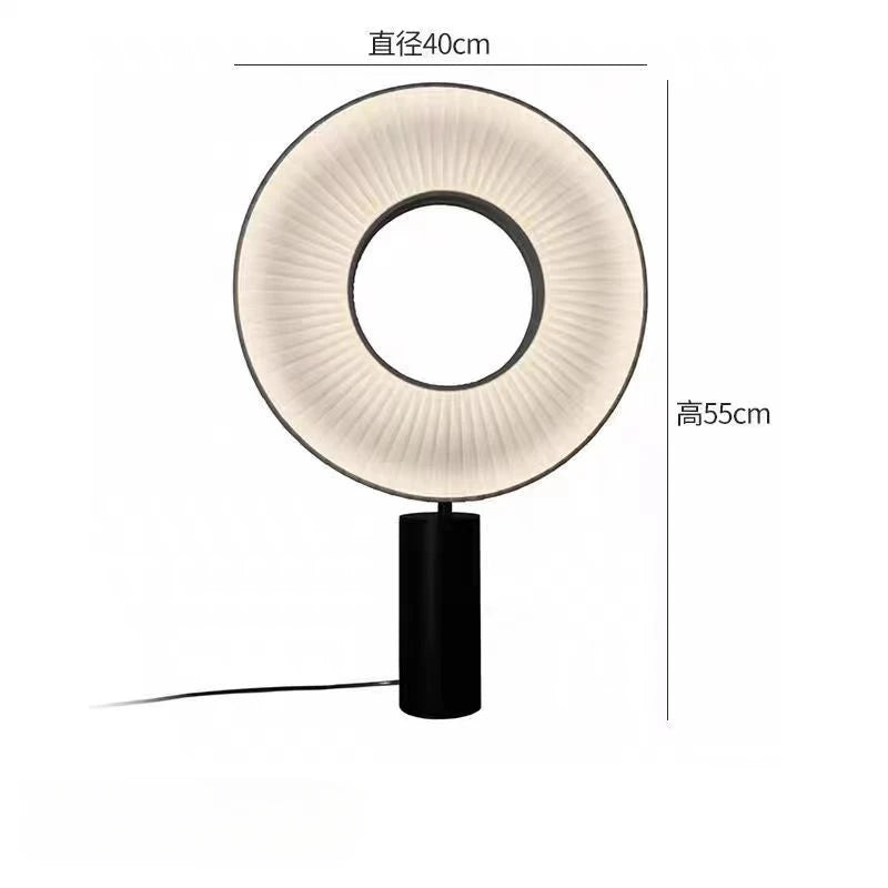 Nordic Creative Fabric Art Floor Lamp Bedroom Bedside Study Reading Led Desk Light Living Room Sofa Corner Indoor Decors Lighting