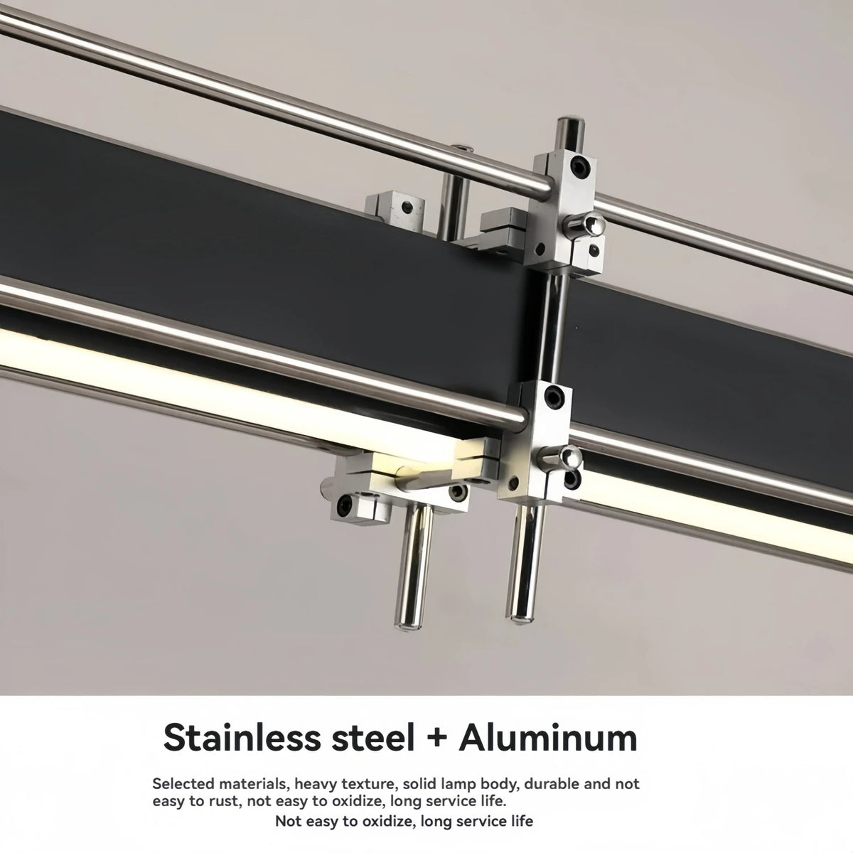 Designer Restaurant Pendant Lights Industrial Style for Cafe Office Bar 80cm to 240cm Long Minimalist Hanging Lamp