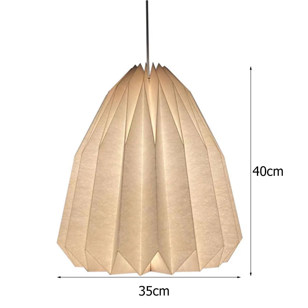 Chandelier Lamp Shade Nordic Style Folding Pendant Light Shade Creative Decorative Light Cover Home Art Decoration