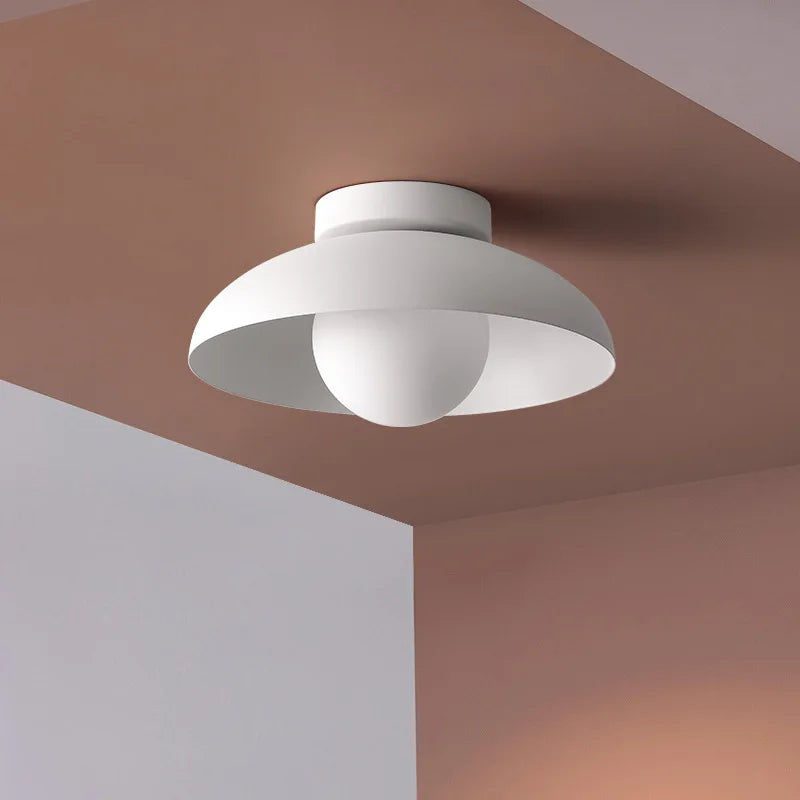 Japanese Style Ceiling Light Modern LED Ceiling Lamp Round G9 5W Indoor Lighting Room Decor For Living Room Bedroom Corridor