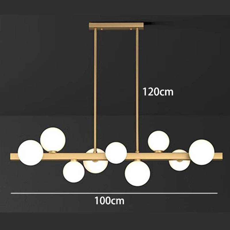 Modern LED Pendant Light for Living Room - Luxury Home Decor Chandelier