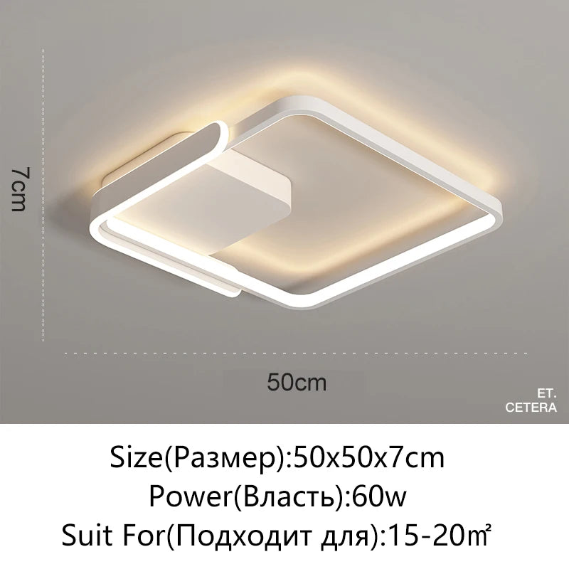 2026 Modern LED Ceiling Light - Luxury Decorative Lighting for Living Room