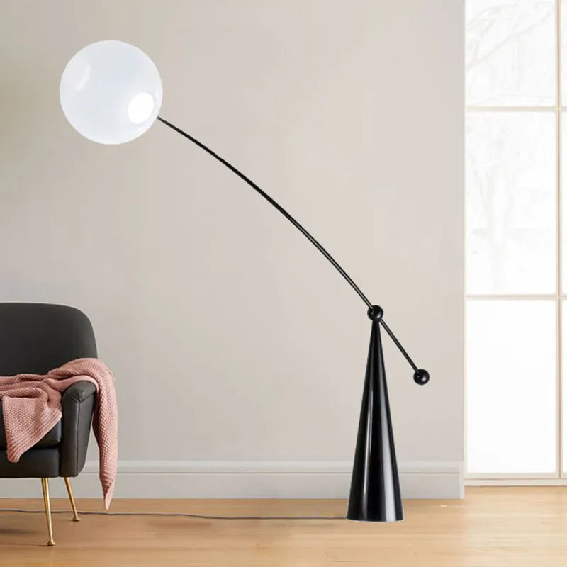 2023 Nordic Modern Creative Simple Fishing Floor Lamp Living Room Bedroom Study Hotel Lobby Art Decoration LED Remote Floor Lamp