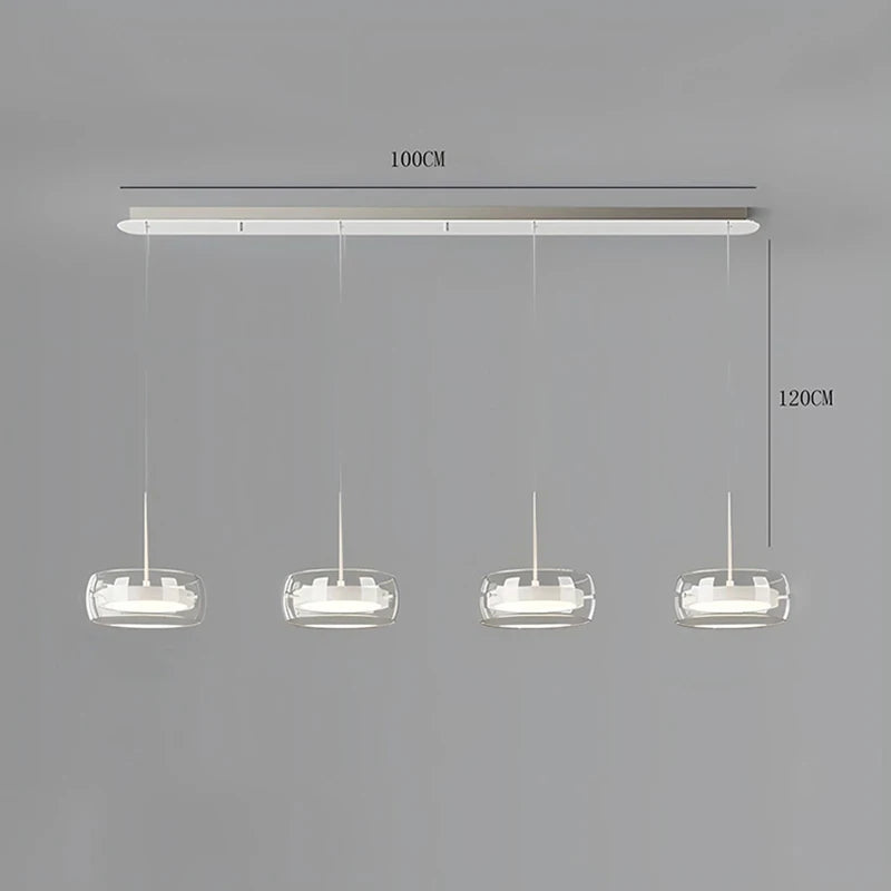 Modern LED Ring Pendant Light - Luxury Halo Chandelier for Living & Dining Room