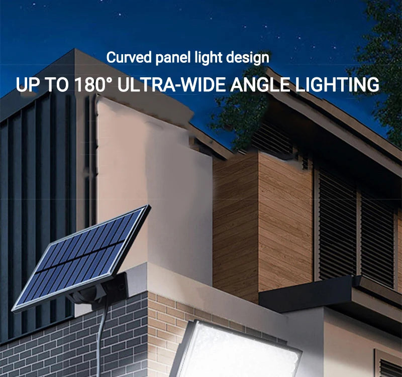 106LED Solar Light Outdoor Waterproof with Motion Sensor Floodlight Remote Control 3 Modes for Patio Garage Backyard Solar Lamp