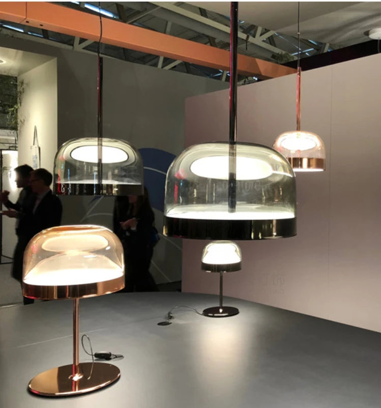 Designer glass pedant light Italy Lights Modern glass lampshade For Dining Room Decor Loft house decoration luxury light