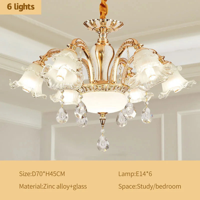 Nordic Modern Luxury Ceiling Chandelier Lighting 2025 Lustre Living Room Hotel Villa Lobby Crystal Hanging Lamp Luminaria Lights