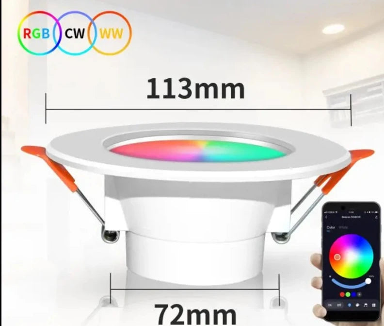 LED Downlight Bluetooth LED Smart Ceiling Light Motion Sensor 85-265V Dimmable RGB Lamp APP Remote Control Smart Life