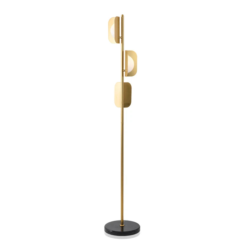 Nordic Minimalist Living Room Sofa Staircase Corner Light Dining Room Bedroom Decoration Long Pole Long Arm Marble G9 Floor Lamp