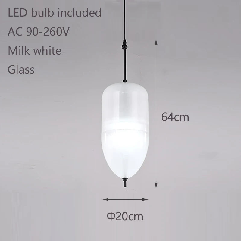 Wonder Glass Night Flow Bespoke Glass pendant light teardrop-shaped Blue pendant light art deco Italian Replica designer Lamp