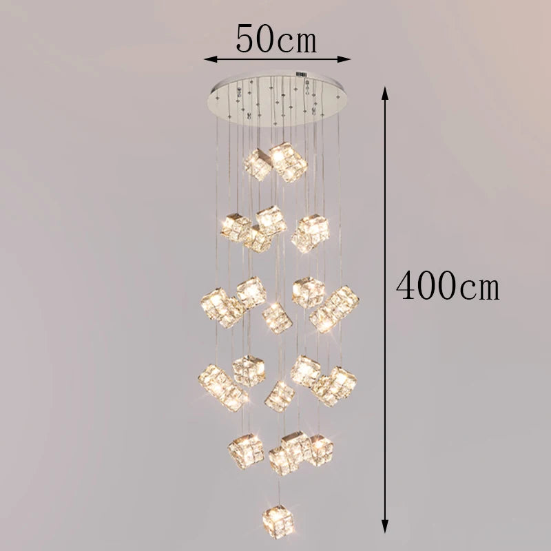 Home decoration Pendant lights, luxury crystal living room chandelier, bedroom Pendant lamp, ceiling light, indoor lighting