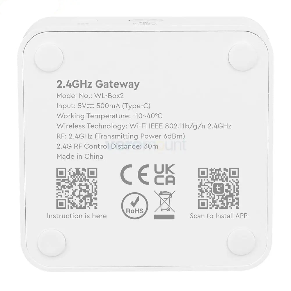 2.4G Gateway WiFi Controller WL-Box2 - Lamp Control Smartphone App/ Voice/100-Zone Remote Control