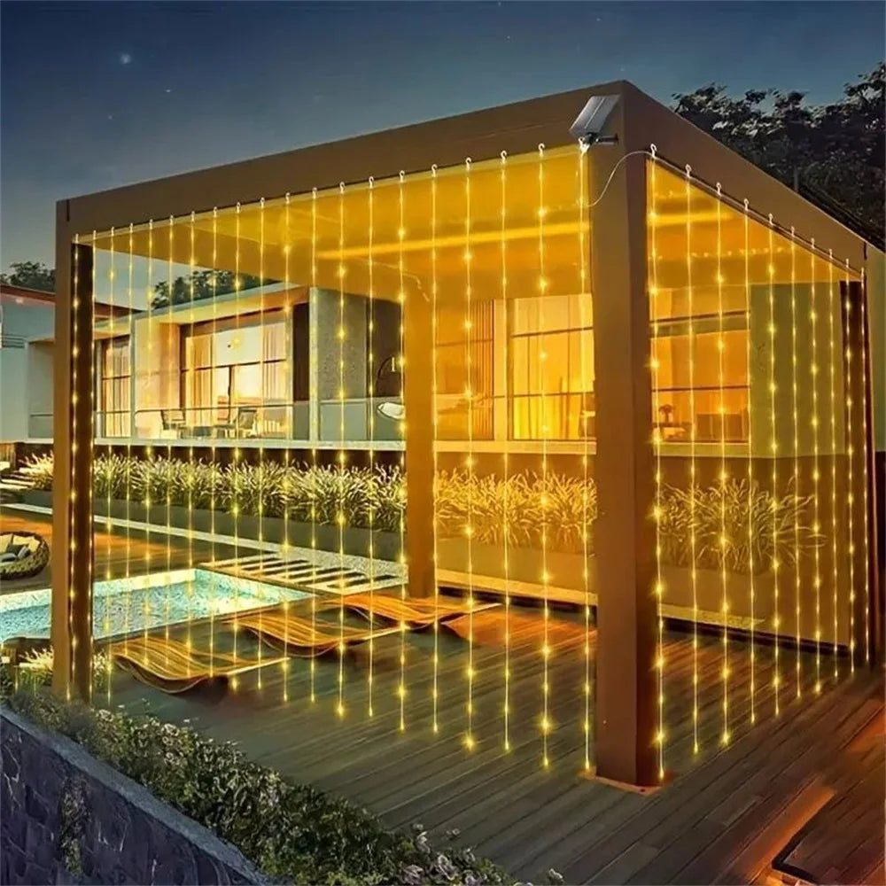 Wedding Fairy Lights USB Curtain LED String Lights - Valentine's Day Bedroom Decor