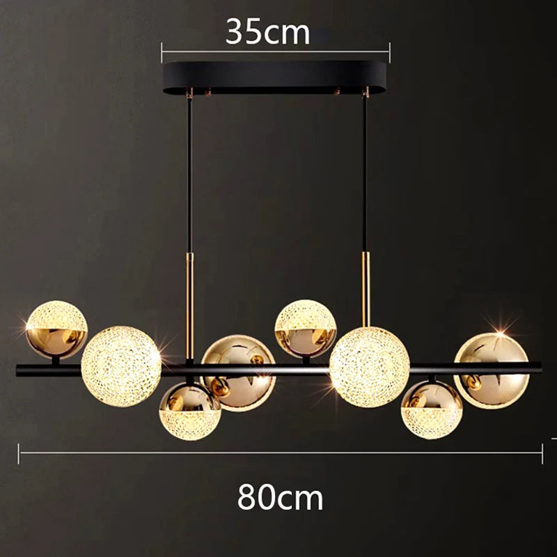 Modern LED Pendant Light for Living Room - Luxury Home Decor Chandelier