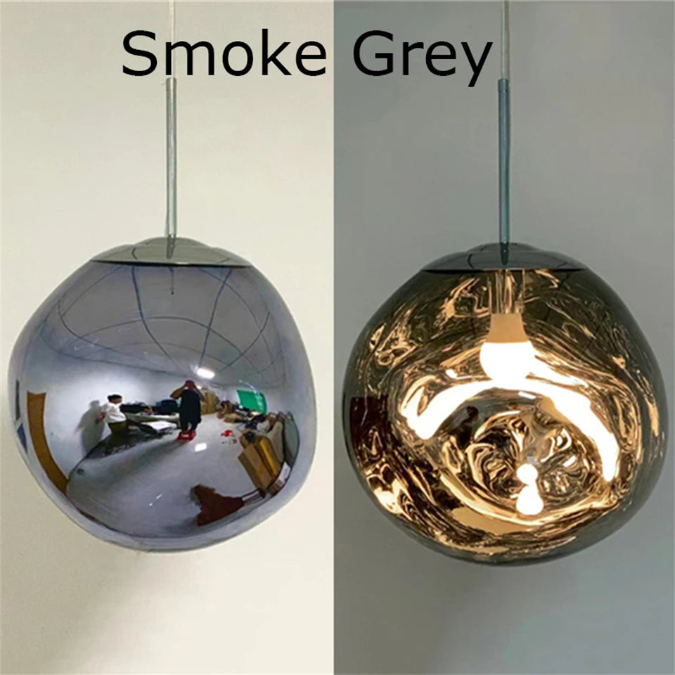 E27 Simple Pendant Lamp Indoor Restaurant Living Room Bedside Loft Chandelier Decoration Acrylic Atmosphere Light Fixture