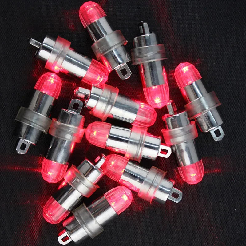 10-50PCS Non-Blinking Mini LED Balloon Lights - Waterproof Submersible Party Lamps