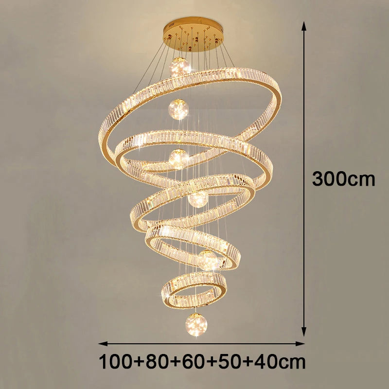 home decorationPendant lights, luxury crystal living room chandelier, bedroom Pendant lamp, ceiling light, indoor lighting