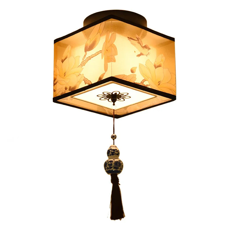 Corridor Warm Ceiling Light Hotel Villa Hotel Entrance Foyer Entrance Balcony Light